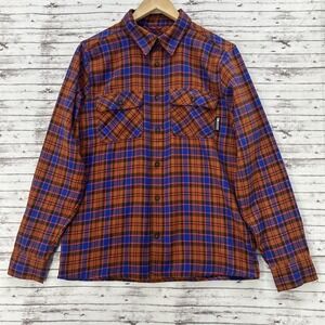 Outdoor Research Button Shirt Men's Size Small Feedback Flannel Twill Plaid